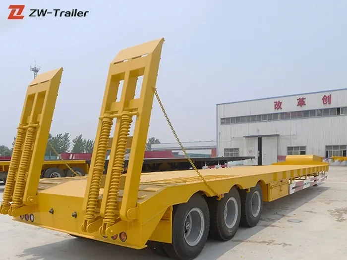 Lowbed Semi Truck Trailer