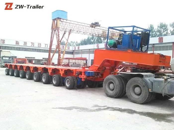 Heavy Duty Hydraulic Modular Semi Trailer