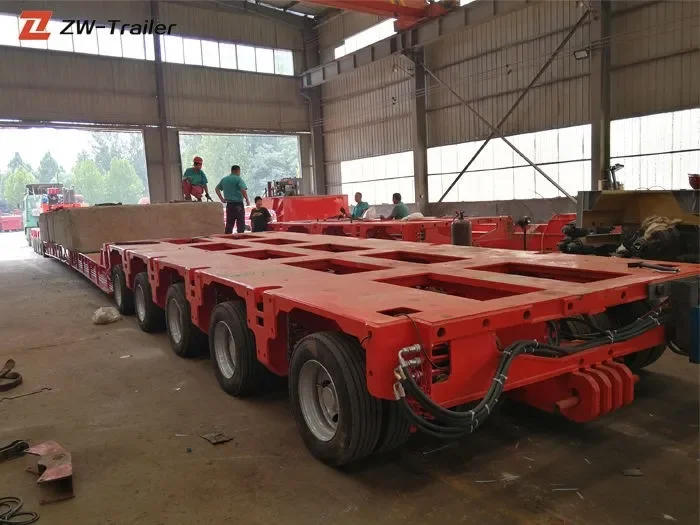 Heavy Duty Hydraulic Modular Semi Trailer