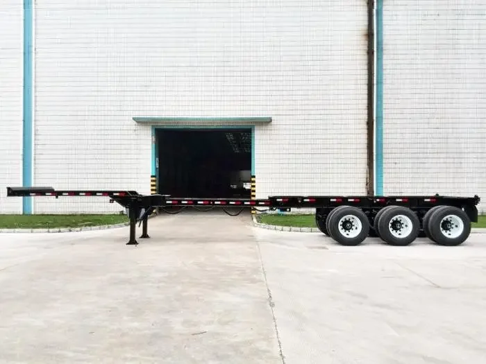 20 Ft To 40 Ft Extendable Container Chassis Trailer