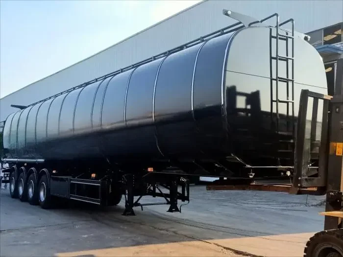 4 Axle 80000L Bitumen Tanker Truck Tractor Trailers