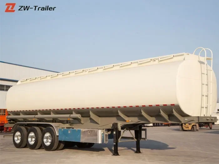 45m3 Carbon Steel Diesel Fuel Tanker Trailer