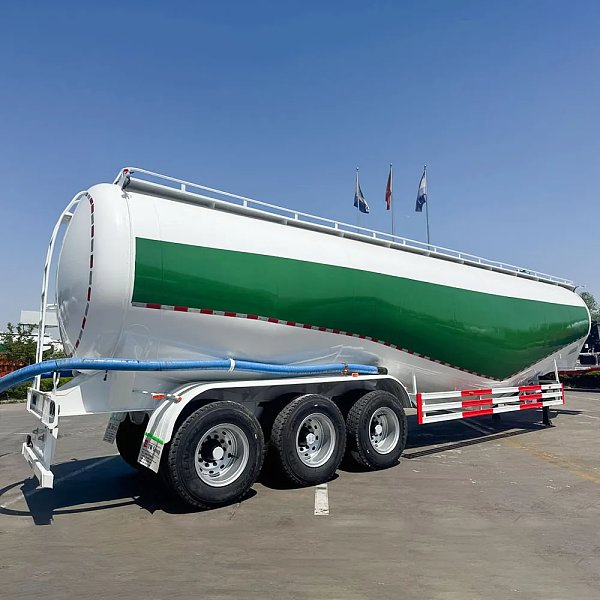 85 m³ Dry Bulk Cement Tanker Semi Trailer Truck