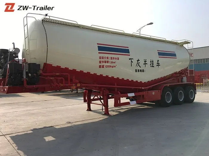 Pneumatic Bulk Cement Tanker Commercial Truck Trailer for Sale