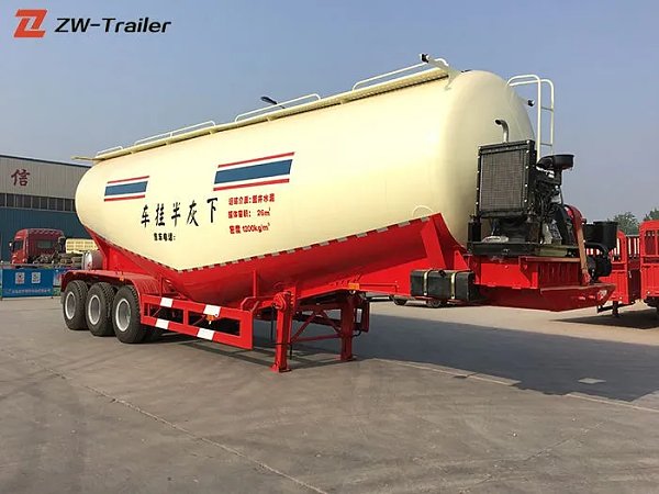 Pneumatic Bulk Cement Tanker Commercial Truck Trailer for Sale