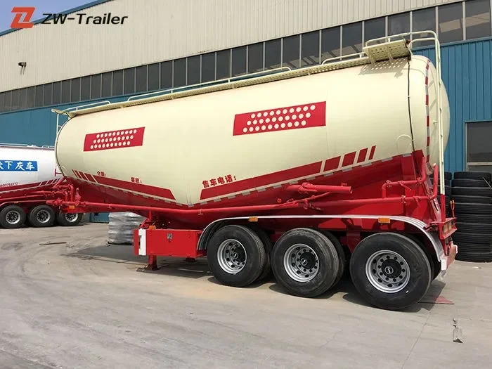 Pneumatic Dry Bulk Cement Silo Tank Semi Trailer