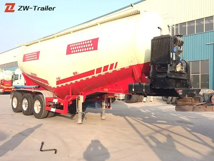 Pneumatic Dry Bulk Cement Silo Tank Semi Trailer
