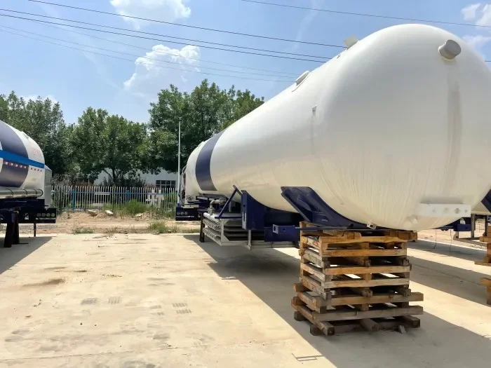 Liquid Oxygen Chemical Storage Tank Trailer