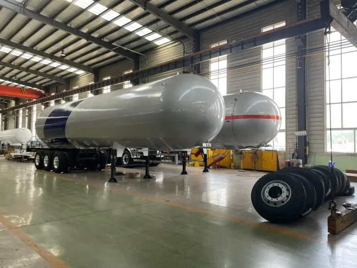Liquid Oxygen Chemical Storage Tank Trailer