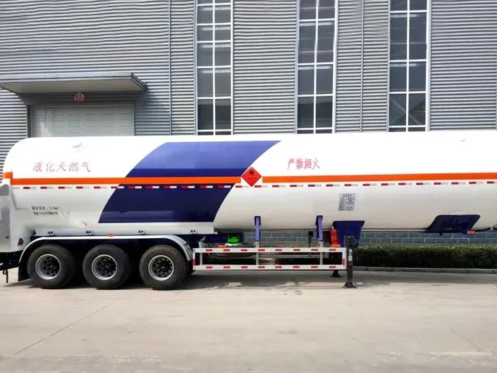 LNG Truck Tanker Semi Trailer for Sale