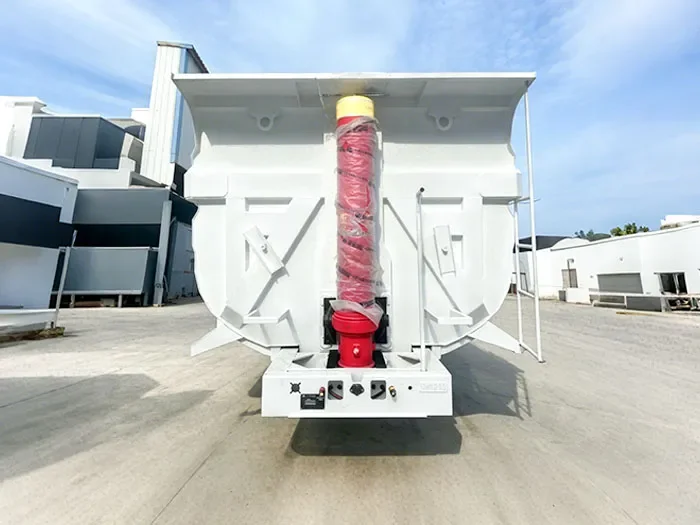 4 Axle 40CBM Mining Dump Semi Trailer