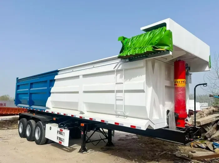 Factory Direct Sales 3 Axles Heavy Duty Tipper Semi Truck Trailer
