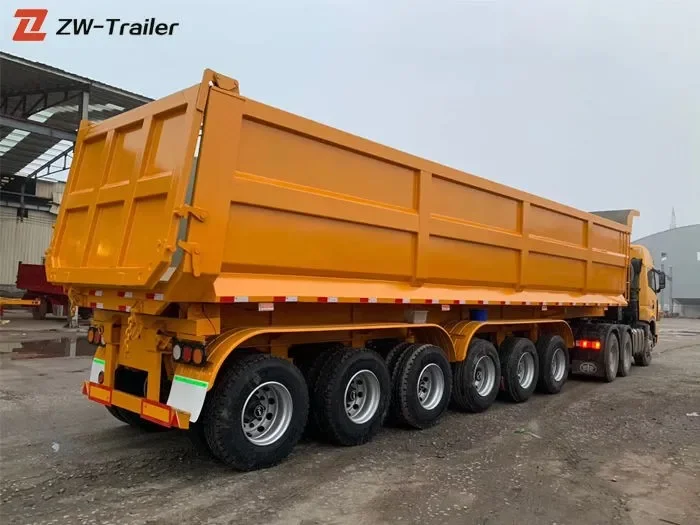 Heavy Duty Hydraulic Dump Truck Trailer