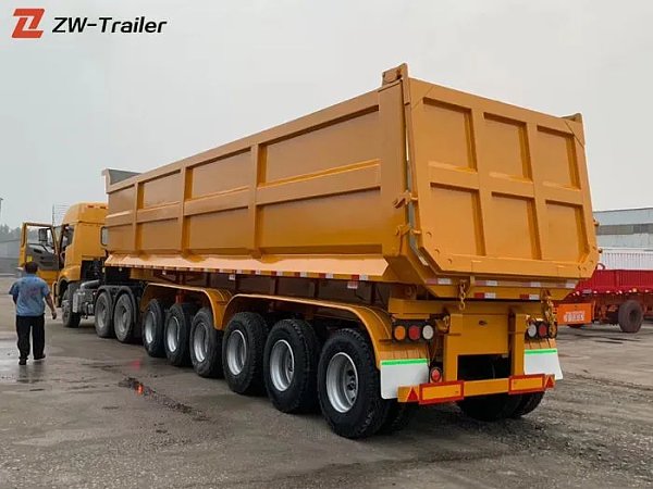 Heavy Duty Hydraulic Dump Truck Trailer