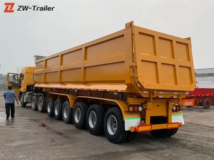Heavy Duty Hydraulic Dump Truck Trailer