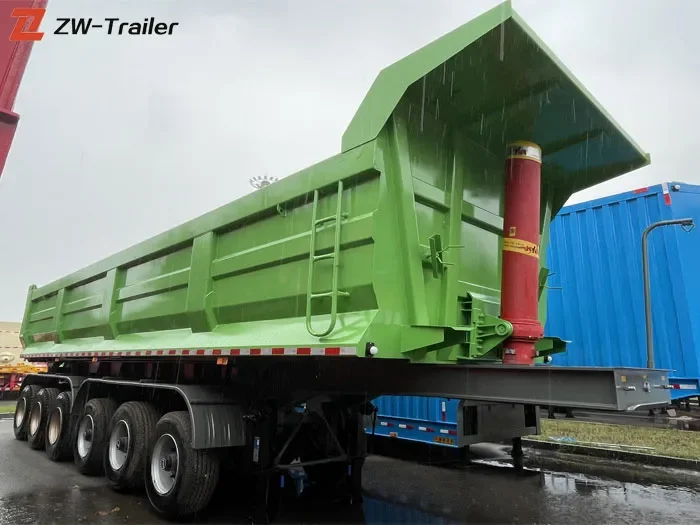 6 Axles Dump Tipper Semi Trailer