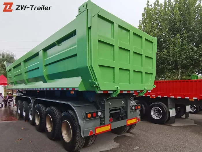 6 Axles Dump Tipper Semi Trailer