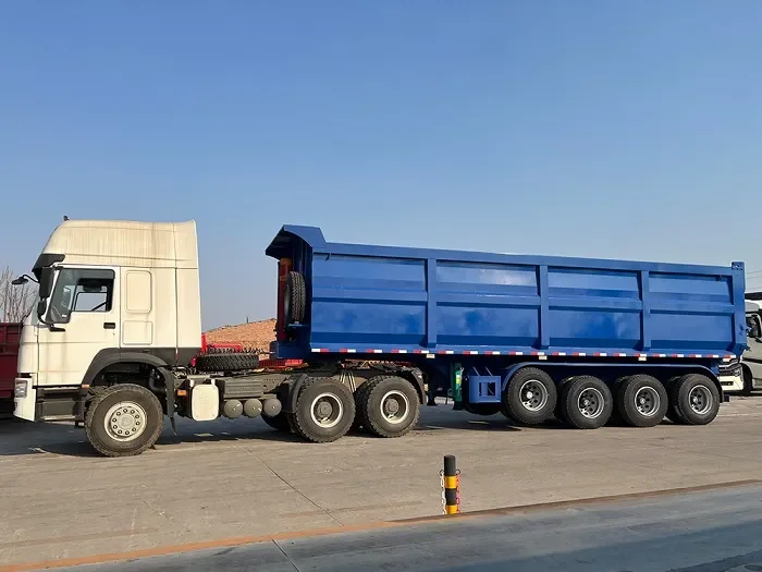 4 Axle Hydraulic End Tipper Trailer