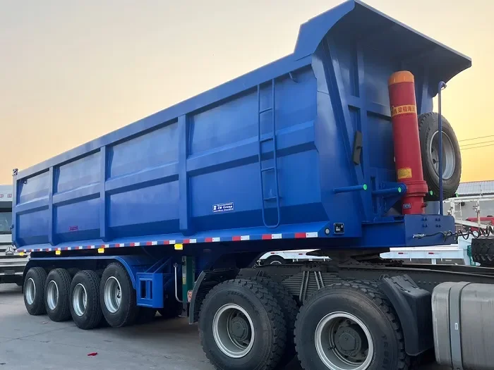 4 Axle Hydraulic End Tipper Trailer