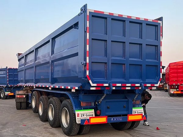 4 Axle Hydraulic End Tipper Trailer