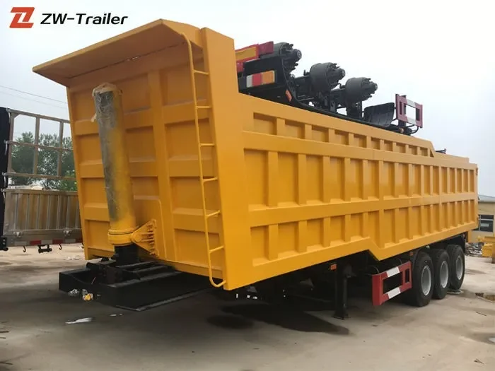 New 3 Axle Steel Tipper Tipping Trailer