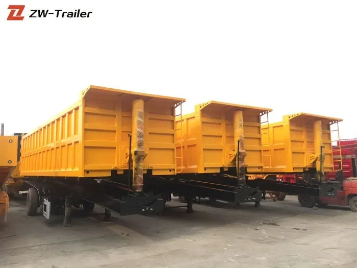 New 3 Axle Steel Tipper Tipping Trailer