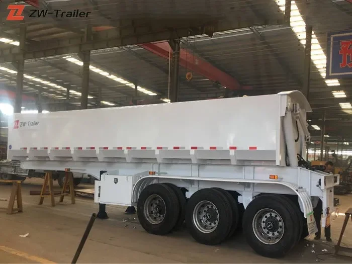 34 Ton Side Tipper Tipping Dump Trailer