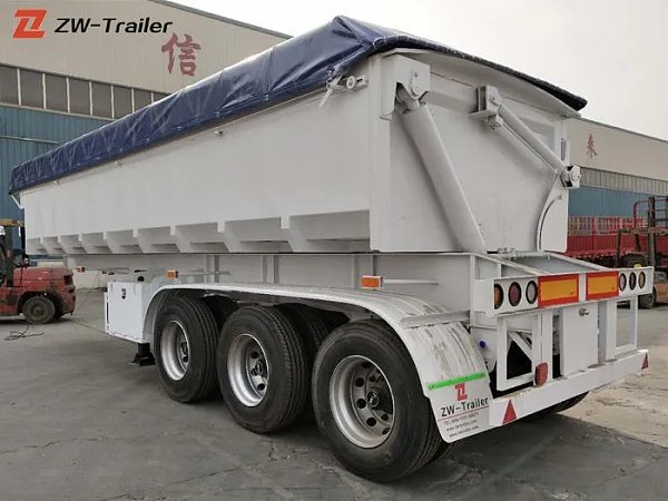 34 Ton Side Tipper Tipping Dump Trailer