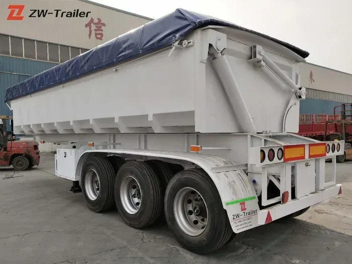 34 Ton Side Tipper Tipping Dump Trailer