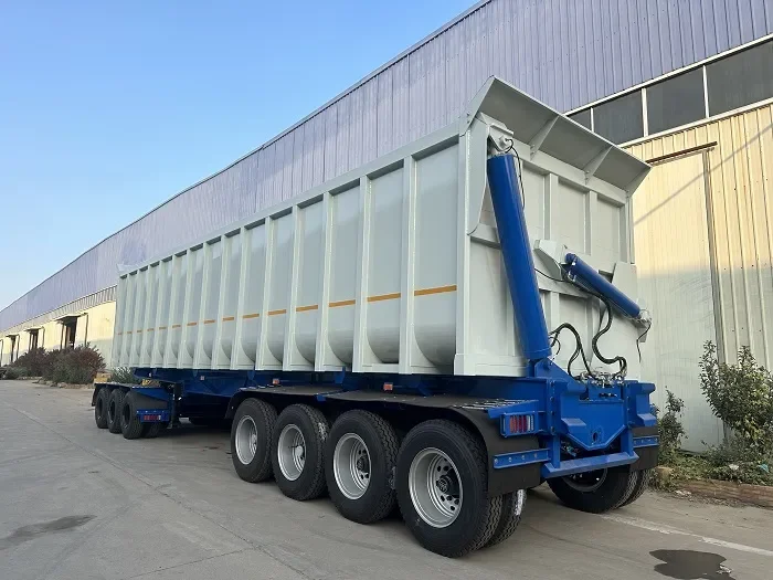 Truck Side Dump Semi Trailer for Sale