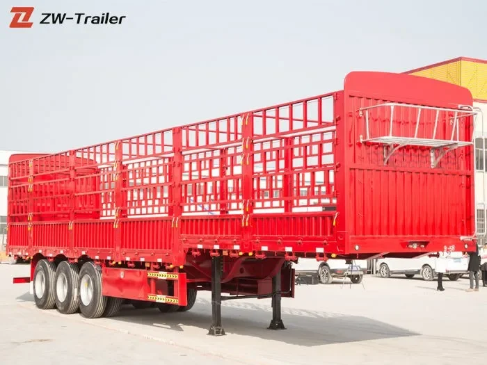 Animal Cattle Cargo Transport Fence Trailer
