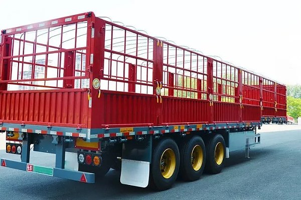 China manufacturer fence cargo semi trailer
