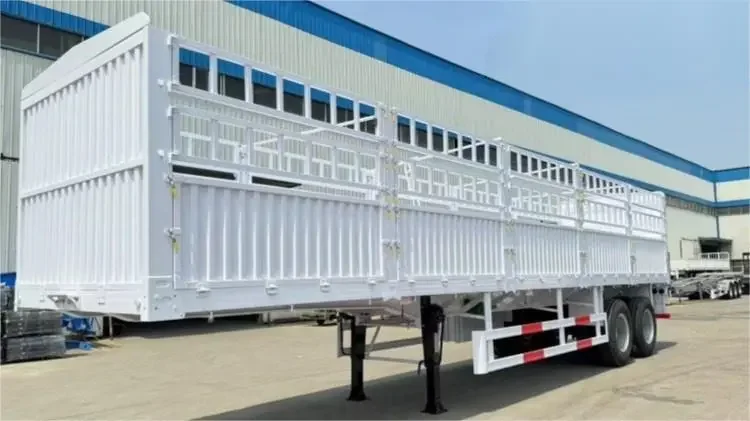 High Quality 2 Axle Fence Cargo Trailer