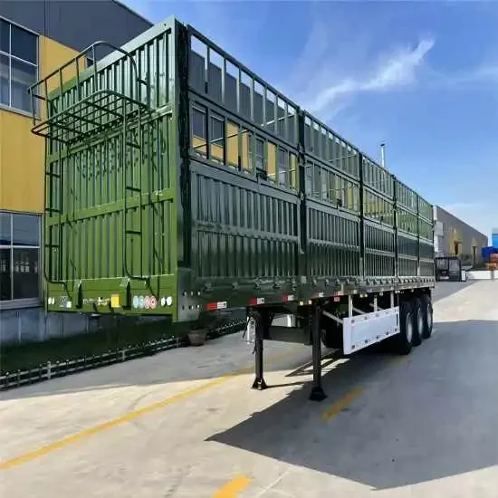 3 Axle Mechanical Suspension Fence Truck