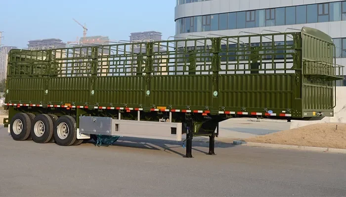 3 Axle Mechanical Suspension Fence Truck