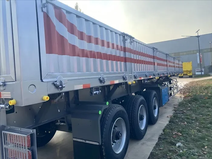 Enhanced Side Wall Container Semi Trailer