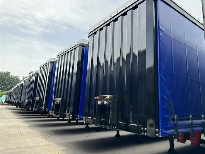Higher Performance Dry Van Curtain Side Semi Trailer