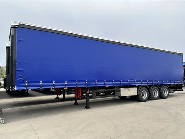 Higher Performance Dry Van Curtain Side Semi Trailer