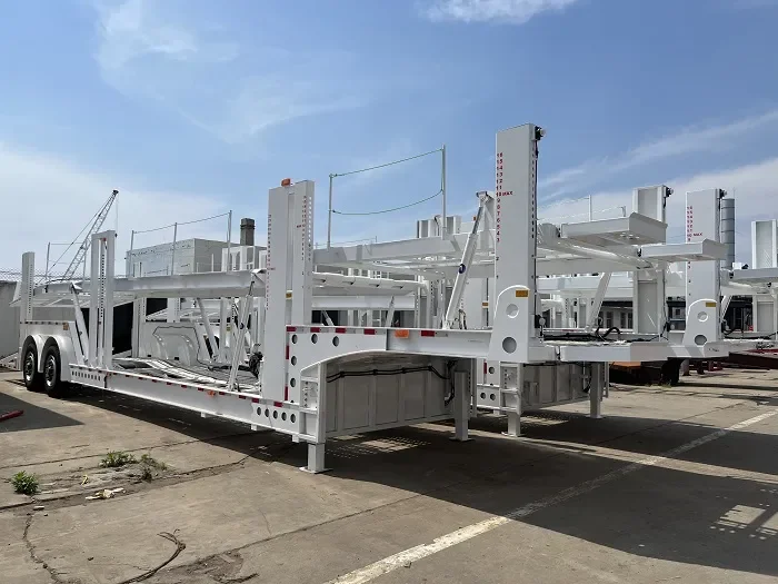 Double Deck Truck Car Carrier Trailer on Sale