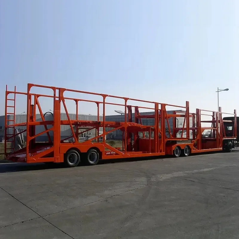 Car Carrier Transportation Truck Trailer