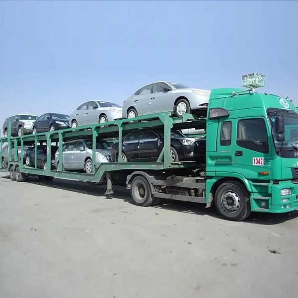 Car Carrier Transportation Truck Trailer
