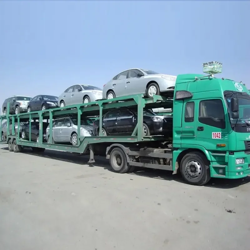 Car Carrier Transportation Truck Trailer
