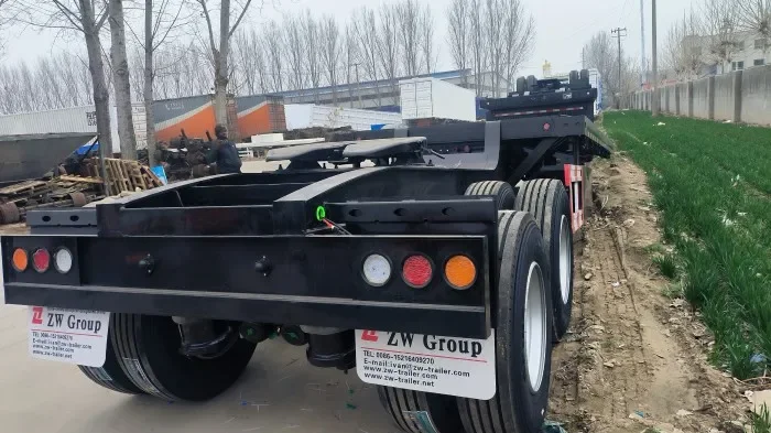 2 Axle 2 Axles Link Flatbed Superlink Container Trailers
