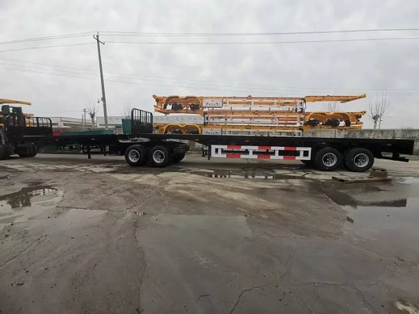 2 Axle 2 Axles Link Flatbed Superlink Container Trailers