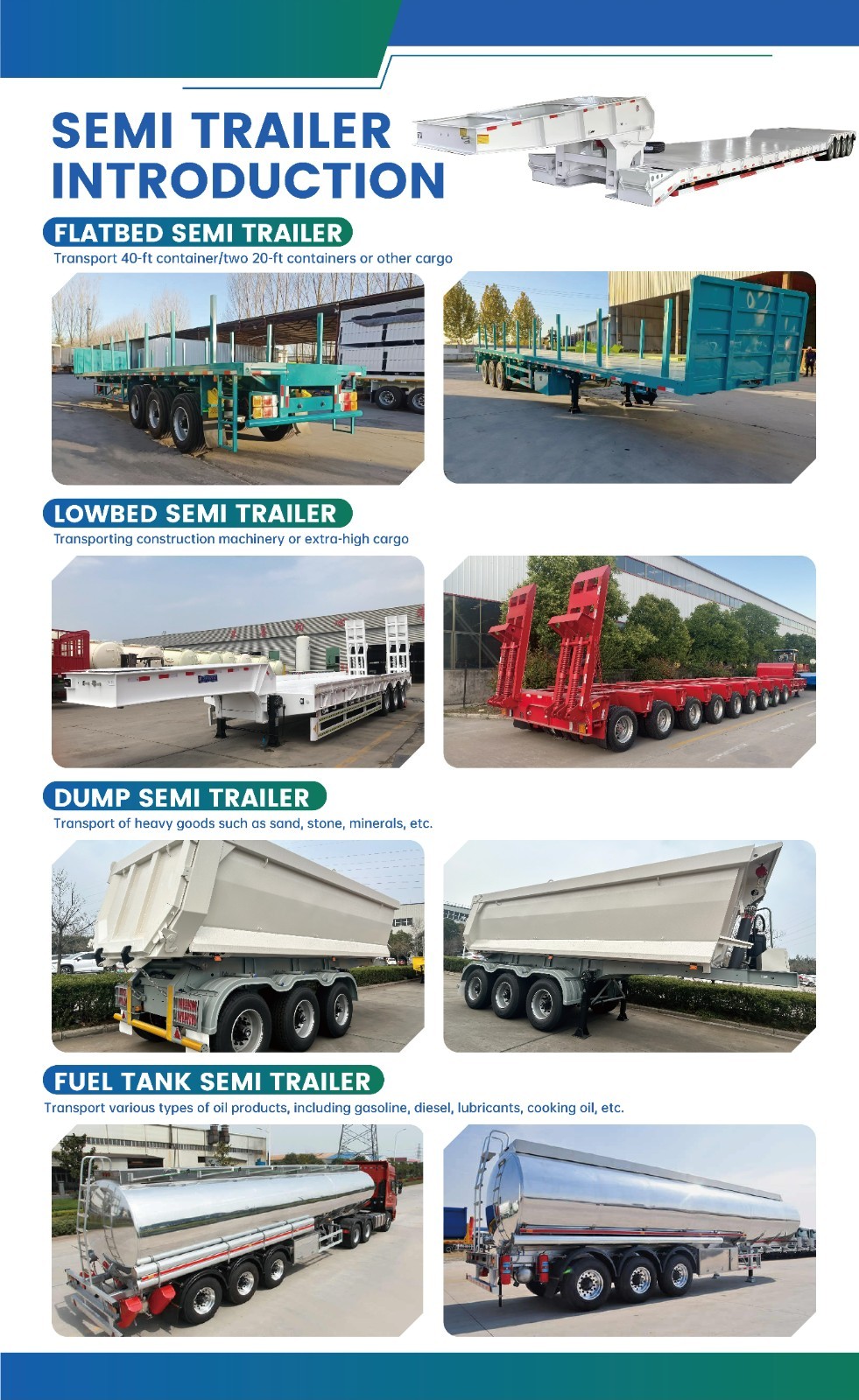 flatbed trailers