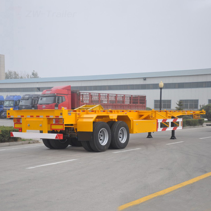 40 Ft Skeleton Trailer for Sale to Zimbabwe