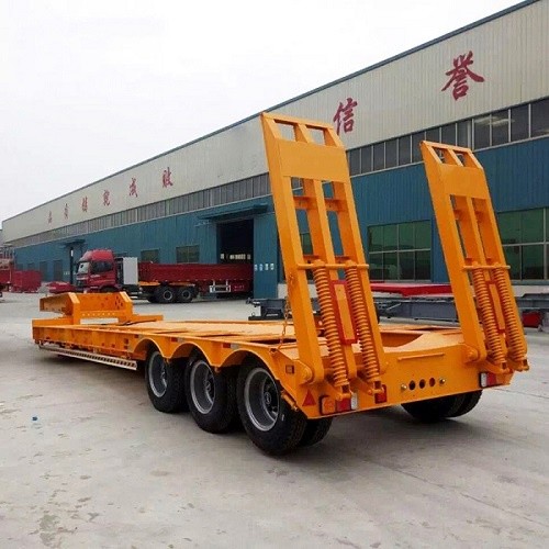 Algeria Customer Customized Semi Low Bed Trailer Again