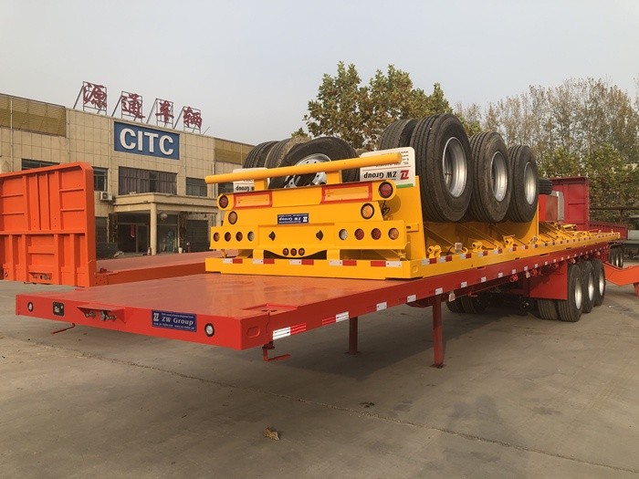 Commercial Truck Flatbed Trailers Feedback from Uruguay Customer