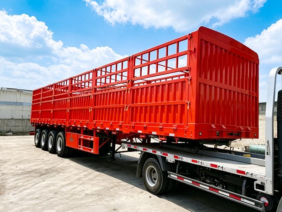 4 Axle Fence Semi Trailer for Sale
