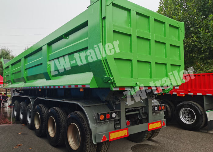 6 Axles Dump Tipper Semi Trailer